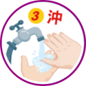 洗手五步驟-沖